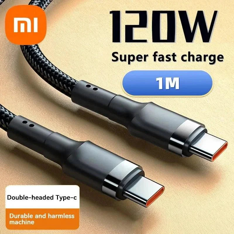 Cargador Rápido Xiaomi 120W con Cable USB Tipo-C
