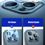 4-Piece Protective Glass Set for iPhone Camera Lenses