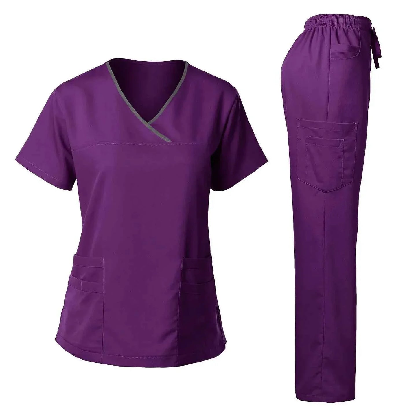 Premium Women's Medical Scrub Uniform Set