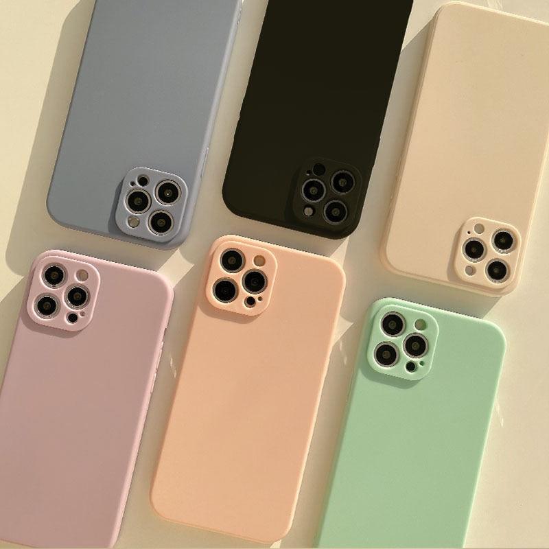 Cute Cat Transparent Phone Case for iPhone 11/12/13 Pro Max
