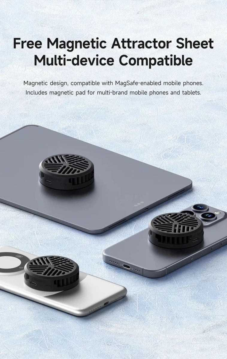 Enfriador Magnético de Teléfonos Móviles Hagibis para Juegos Móviles