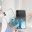 Funda Transparente de Mármol de Lujo para iPhone