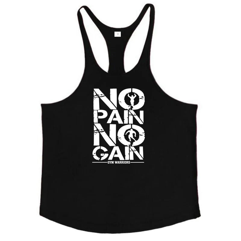 NO PAIN NO GAIN Camiseta Sin Mangas para Hombre