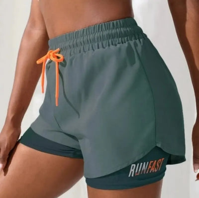 Shorts de yoga taille haute FlexFit