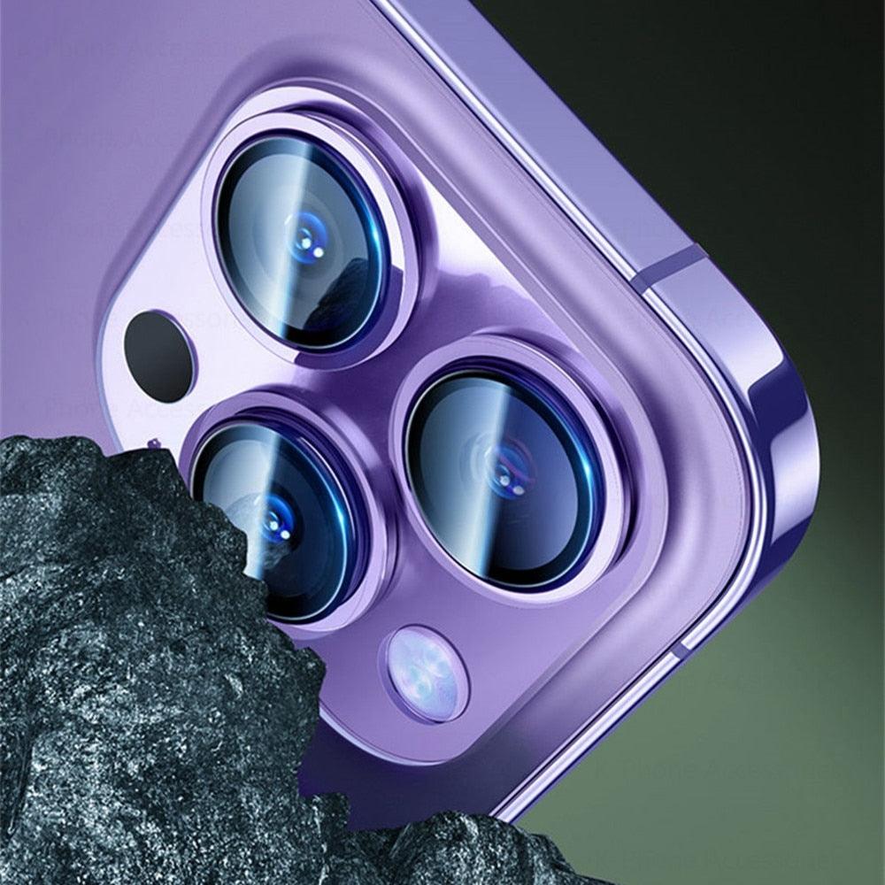 Protecteur d'objectif de caméra premium pour iPhone 14/13/12