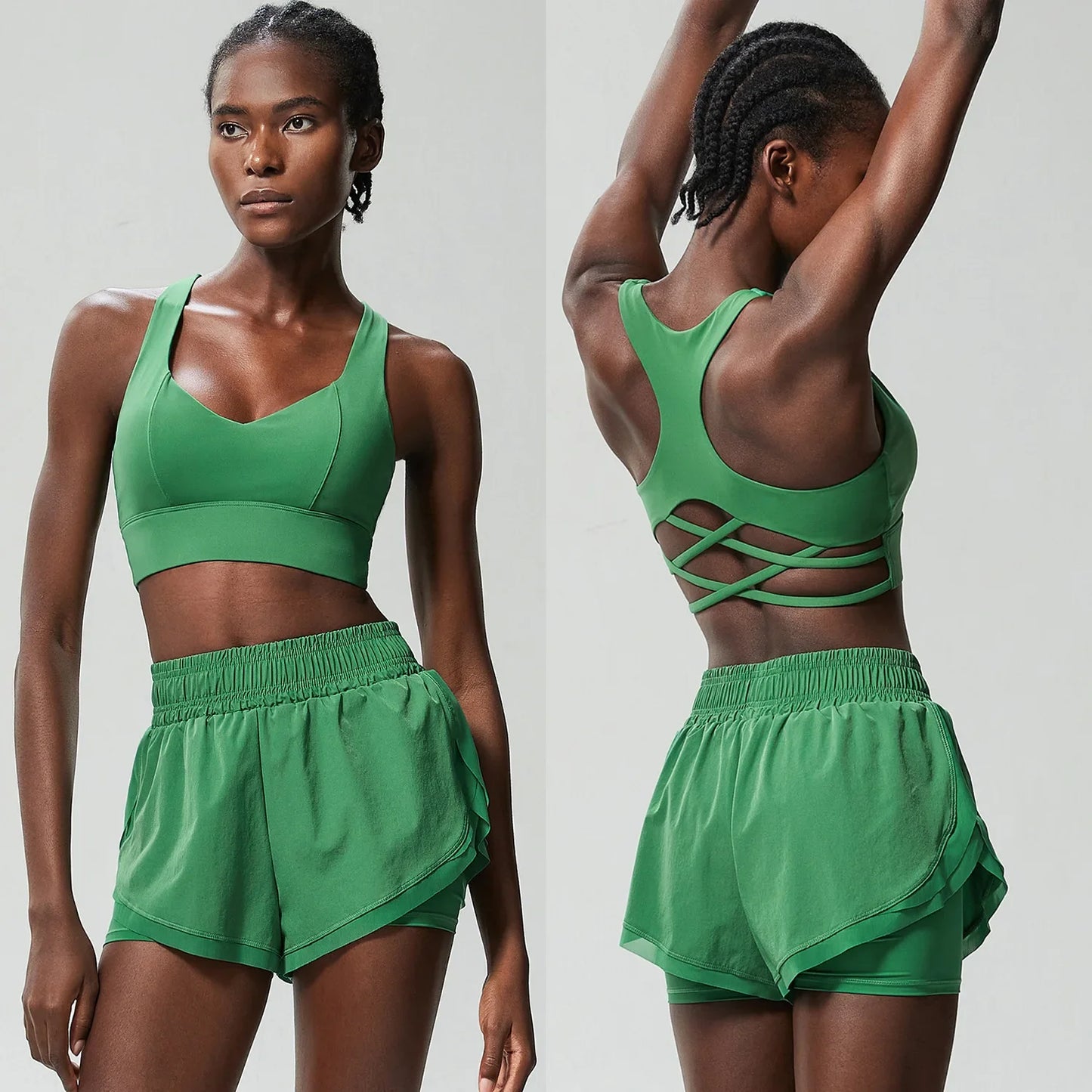 Ensemble de Course Premium pour Femmes - Ensemble de Vêtements Actifs en Deux Pièces