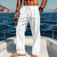 Pantalones de yoga de lino para hombre en 16 colores para primavera/verano
