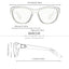 Gafas de sol de moda para hombres BARCUR polarizadas - Protección UV400 elegante