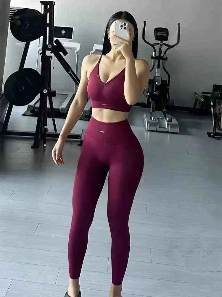 Traje de Actividad de Cintura Alta para Mujeres