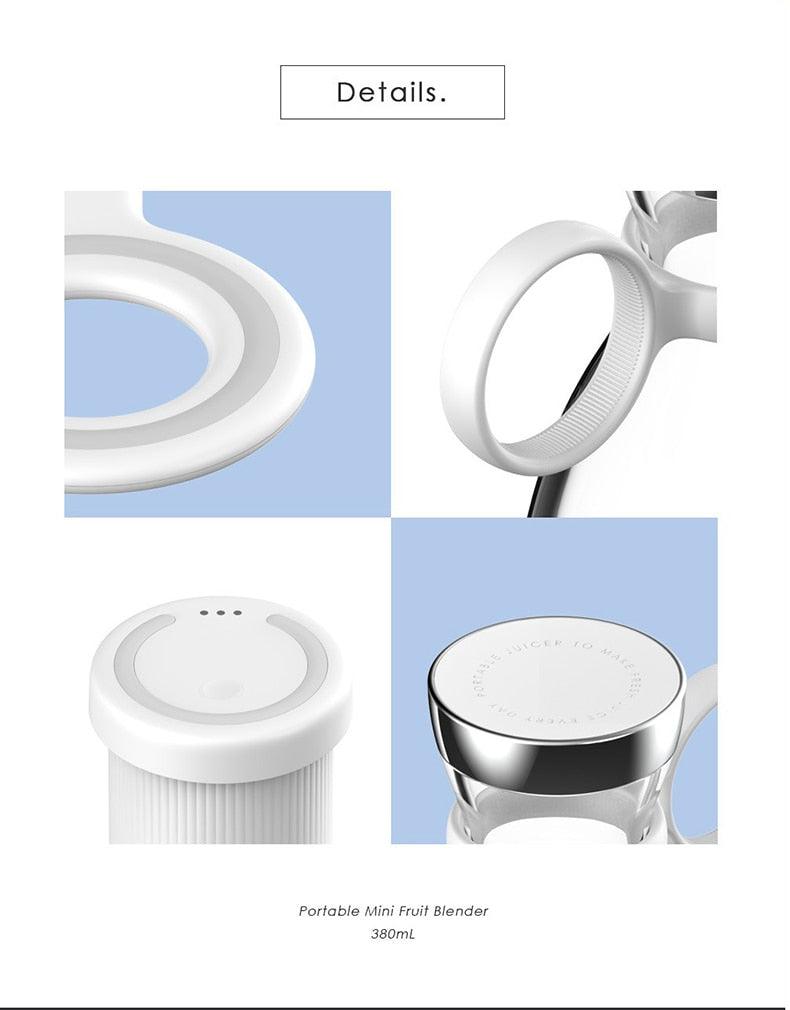 Mixeur Blender Électrique Portable - Mini Mixeur de Fruits