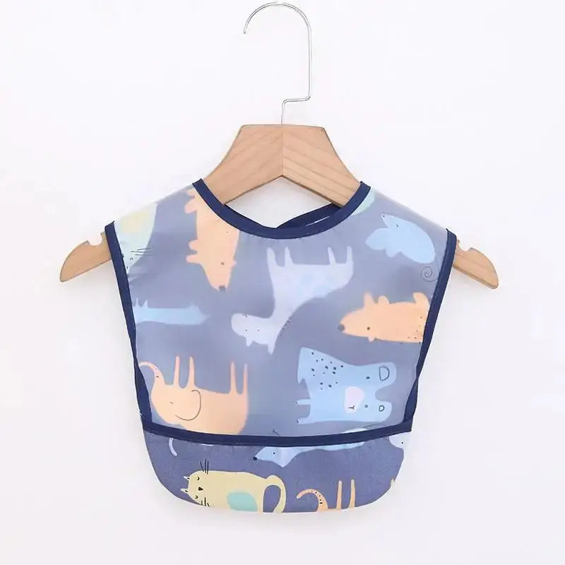 Bavoir imperméable à manches longues premium pour enfants