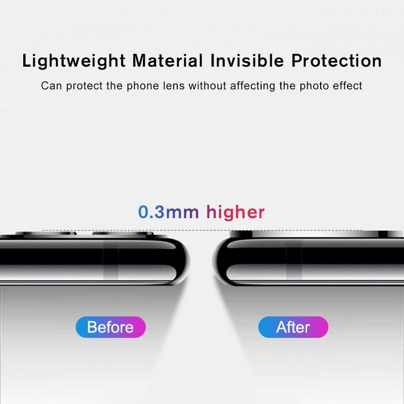 Premium Aluminum Alloy Camera Lens Protector for iPhone 11/12/13/14 Series - Korvel