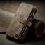 Vintage Leather Wallet Case for iPhone 11-14 Pro Max Mini