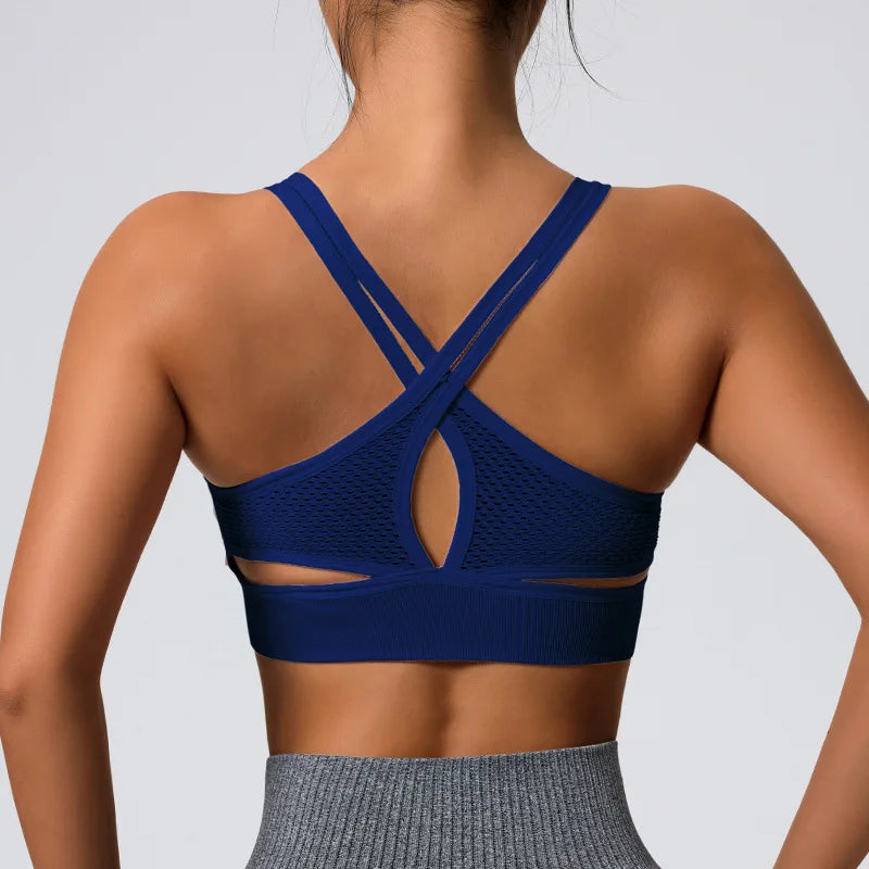 Premium Push-Up Yoga Sports Bra & Gym Crop Top