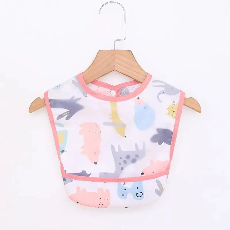 Bavoir imperméable à manches longues premium pour enfants
