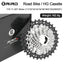 RIRO Ultra-light Hollow Freewheel for Enhanced Cycling Performance