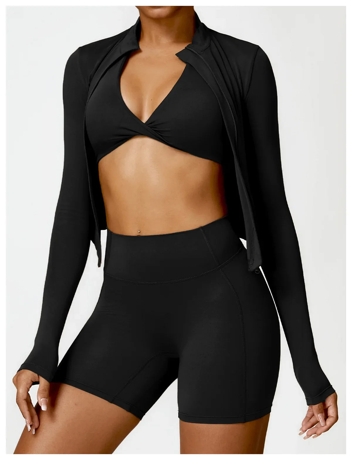 Veste de sport zippée pour femmes