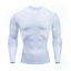 Camisa de Gimnasio de Manga Larga de Compresión para Hombre