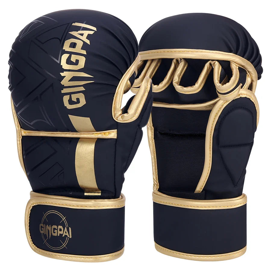 Premium Half Finger MMA Boxing Training Gloves