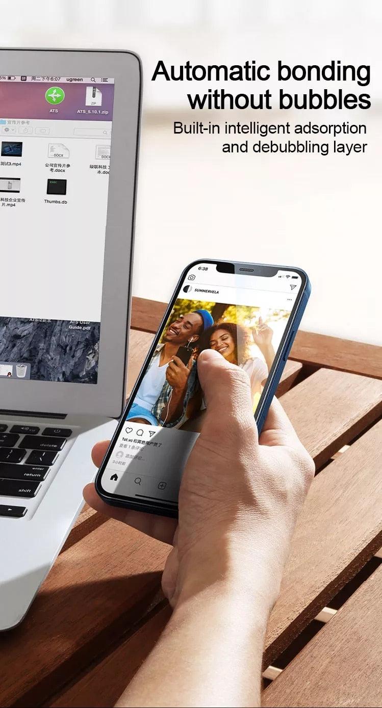Protector de Pantalla de Vidrio Templado Premium de 4 Piezas para iPhone