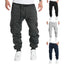 Men's Straight Fit Sweatpants with Drawstring and Pockets