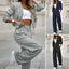 Costume de blazer et pantalon large 2 pièces pour femmes