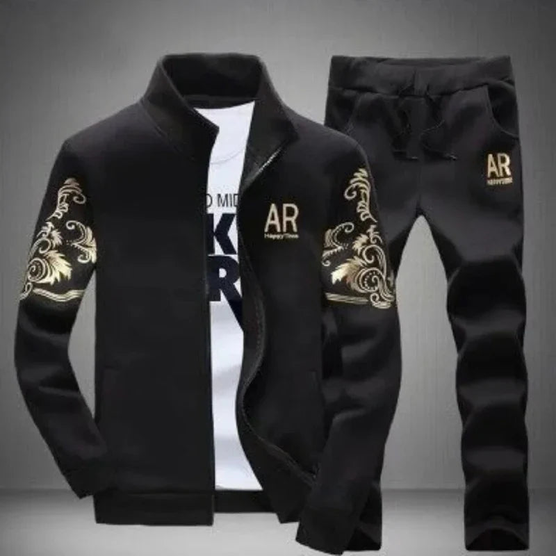 Conjunto de chándal de otoño para hombres de talla grande 5XL 6XL