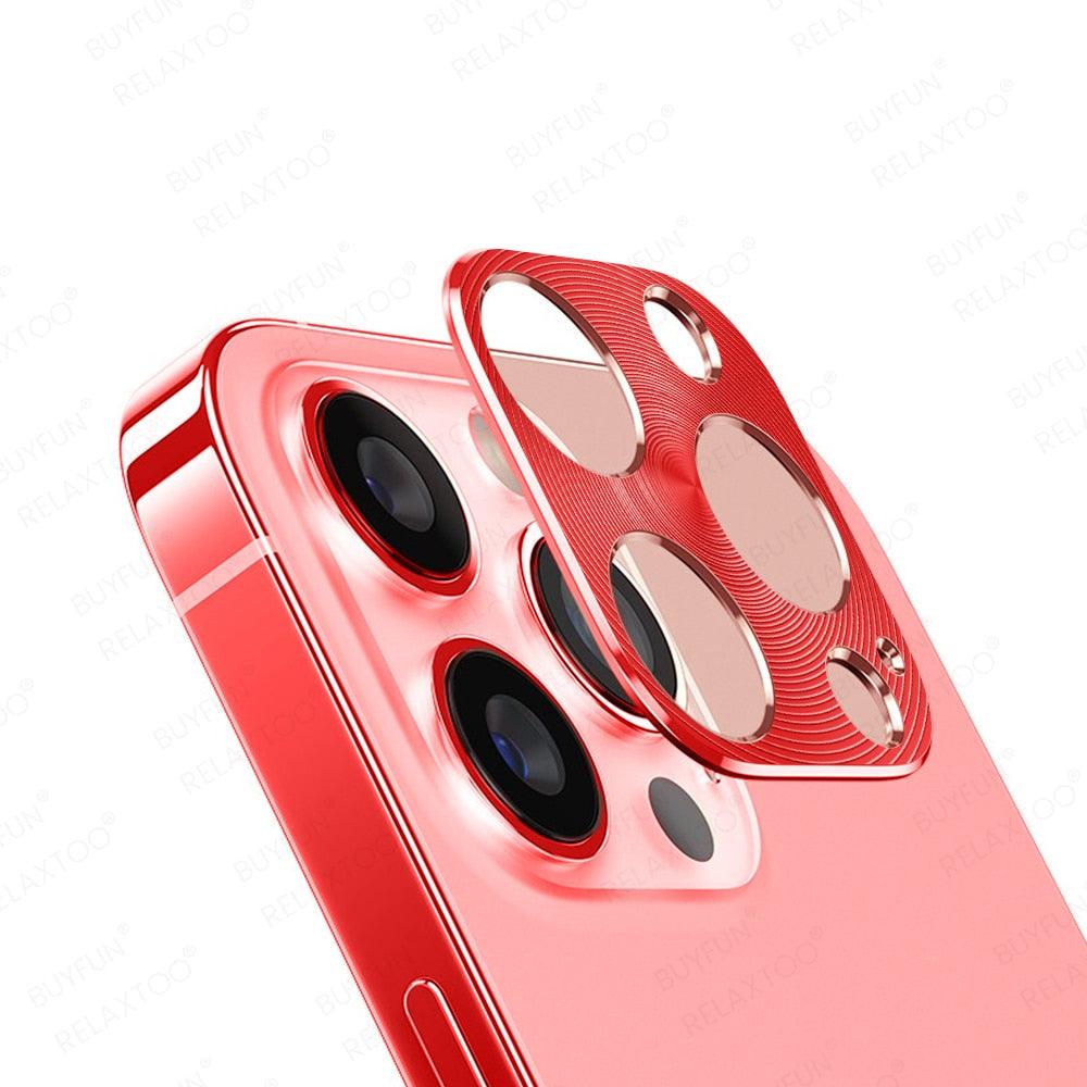 Premium Aluminum Alloy Camera Lens Protector for iPhone 11/12/13/14 Series - Korvel