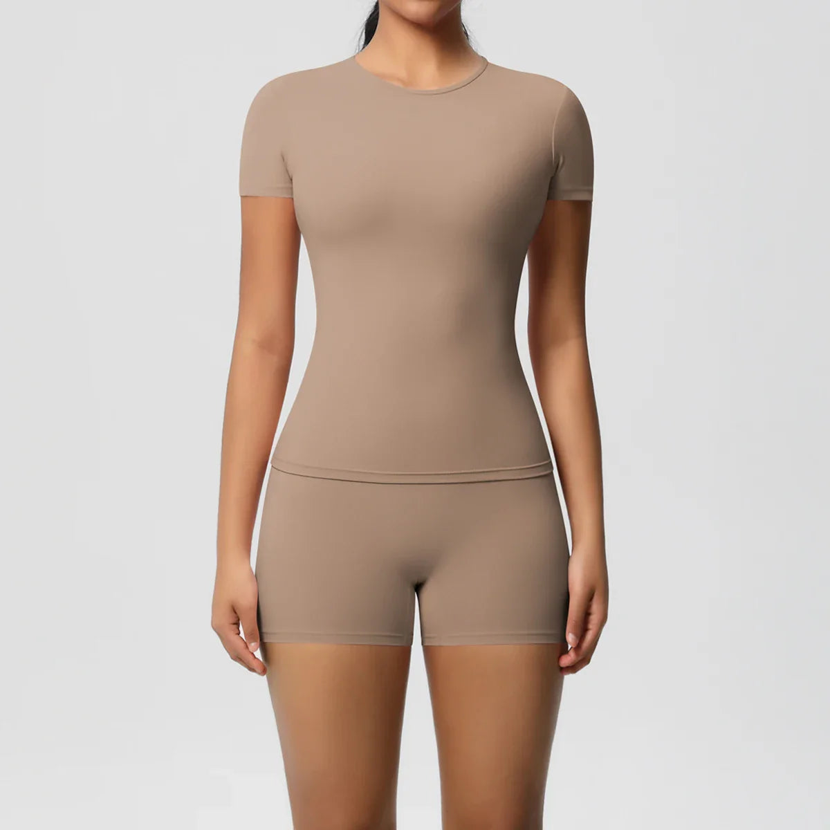 Conjunto de Leggings y Top de Gimnasio de Secado Rápido de 2 Piezas
