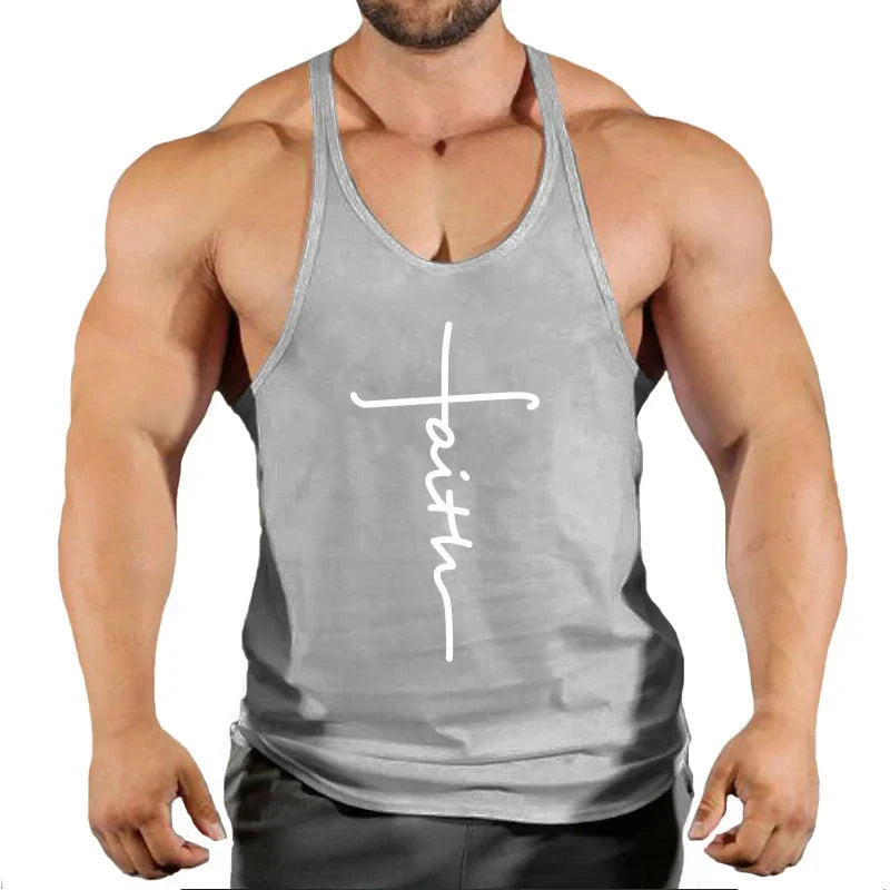Camiseta sin mangas premium para hombres, ideal para entusiastas del fitness