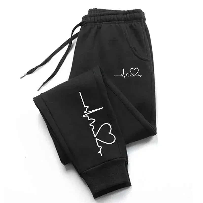 Heart Print Women's Sweatpants