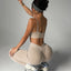 Women's Seamless Cropped Top & Pants Set