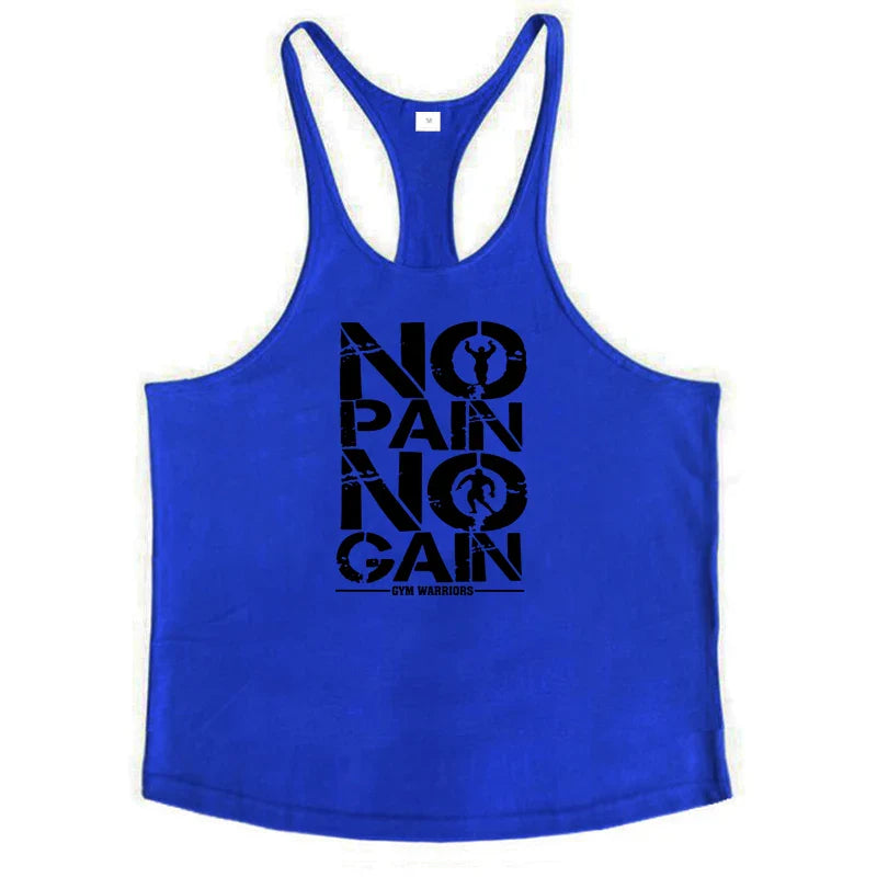 NO PAIN NO GAIN Camiseta Sin Mangas para Hombre