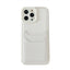 Funda de Cartera de Silicona Cuadrada de Cuero de Lujo para iPhone