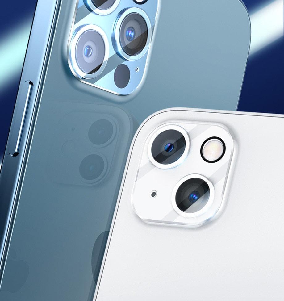 4-Piece Protective Glass Set for iPhone Camera Lenses