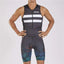 Zootekoi Men's Breathable Sleeveless Jacket for Triathletes