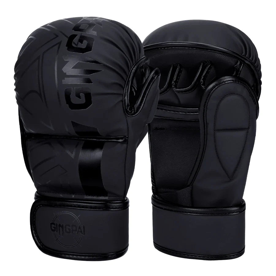 Premium Half Finger MMA Boxing Training Gloves
