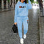 Ensemble de sweat à capuche et pantalon de luxe pour femmes