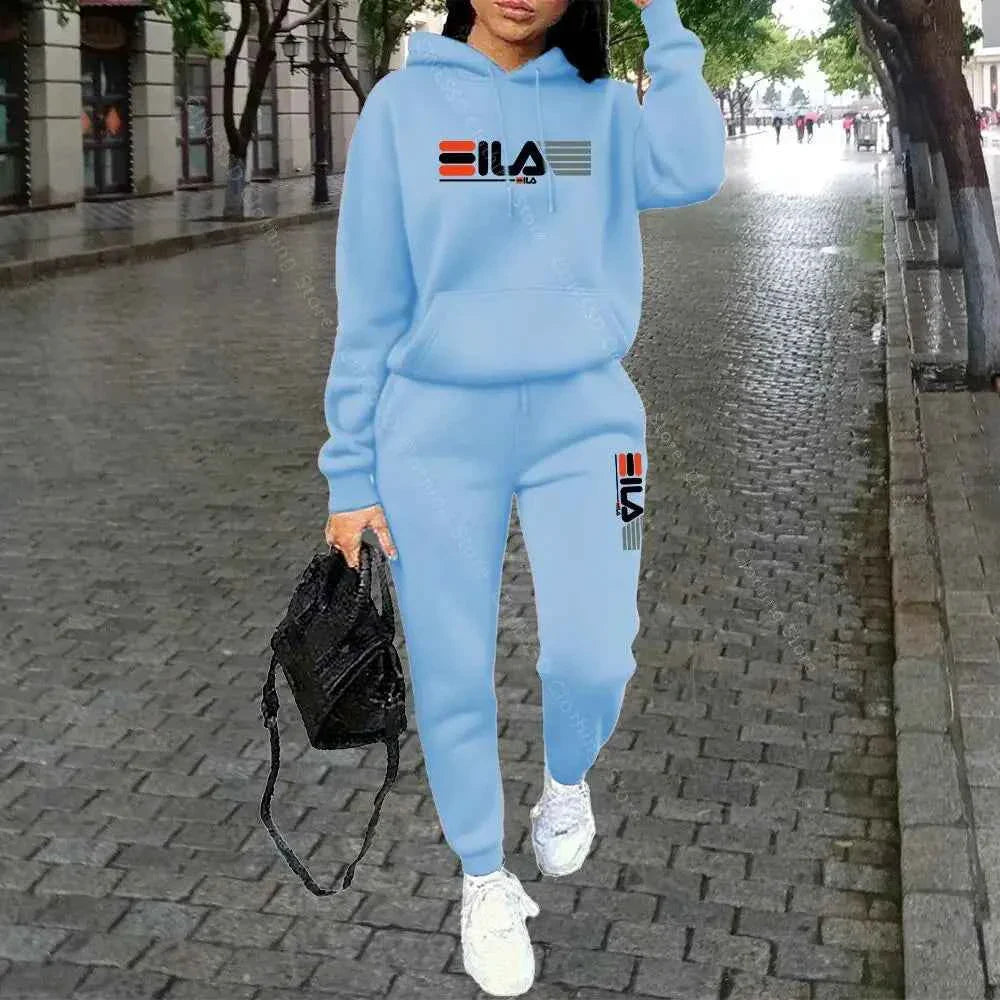 Ensemble de sweat à capuche et pantalon de luxe pour femmes