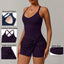 Robe de tennis EcoSport Femme à col en V avec soutien-gorge et shorts