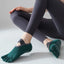 Chaussettes de yoga anti-dérapantes à cinq doigts pour femmes