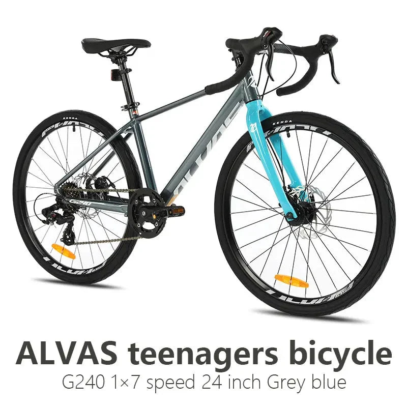 YUZE G240 7-Speed Aluminum Disc Brake Bicycle for Students