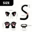 Conjunto de 5 Piezas de Guantes de Patas de Gato y Diadema de Orejas de Zorro