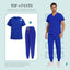 Unisex Nurse Scrubs Suit - Top & Pants