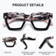 Lunettes de lecture roses élégantes BARCUR pour hommes et femmes