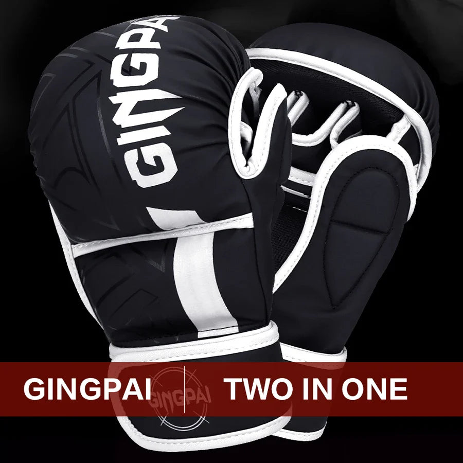 Premium Half Finger MMA Boxing Training Gloves