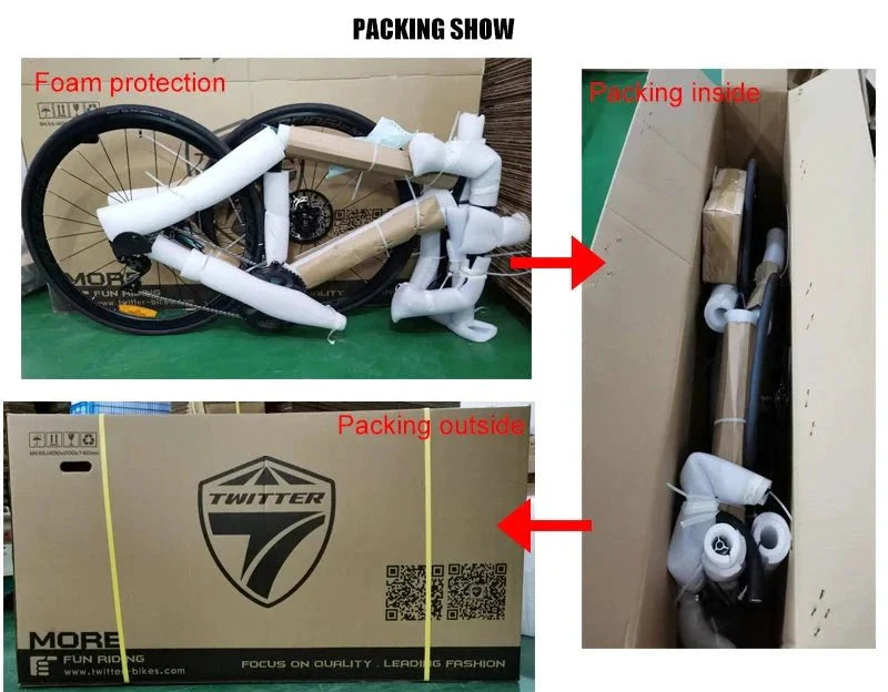 Bicyclette de route en carbone TWITTER R15pro - Vélo disc hydraulique pour hommes