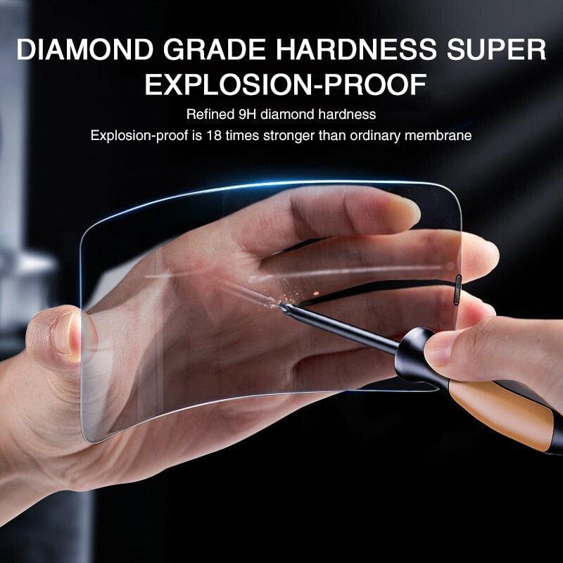 Protecteurs d'écran en verre trempé de confidentialité 4PCS pour iPhone