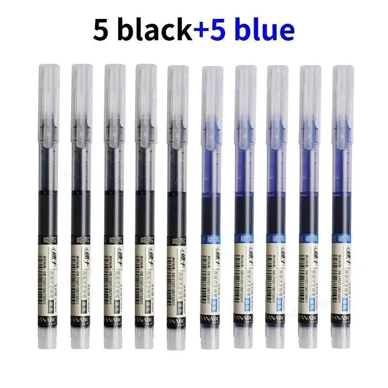 10-Piece Kawaii Gel Pen Set - Precision Writing Instruments