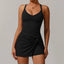 Robe de tennis EcoSport Femme à col en V avec soutien-gorge et shorts